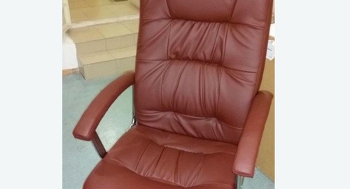 Обтяжка офисного кресла. Марьина Роща